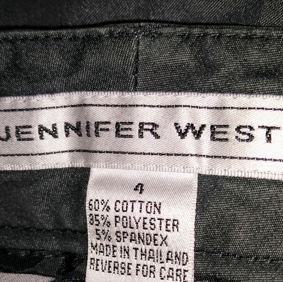 Jennifer West Pants Slacks Size 4 Straight Leg - Picture 3 of 6